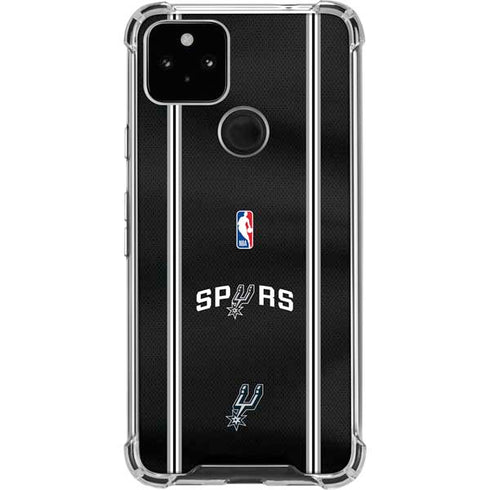 NBA San Antonio Spurs Jersey Google Pixel 5a 5G Clear Case